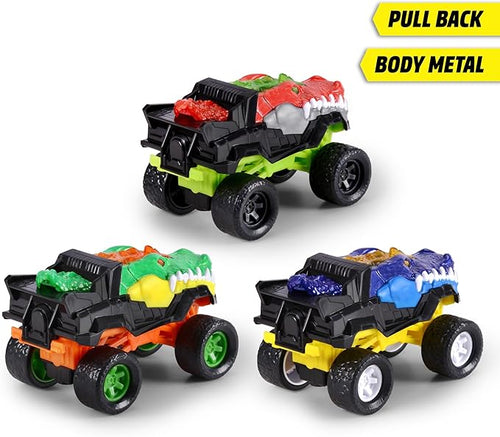 Pack of 10,Crocodile Monster Truck from 3 Years, Toy Car